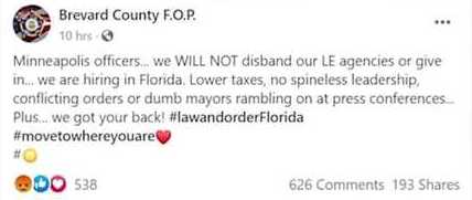 FOP, florida corruption, cops in florida, ivy