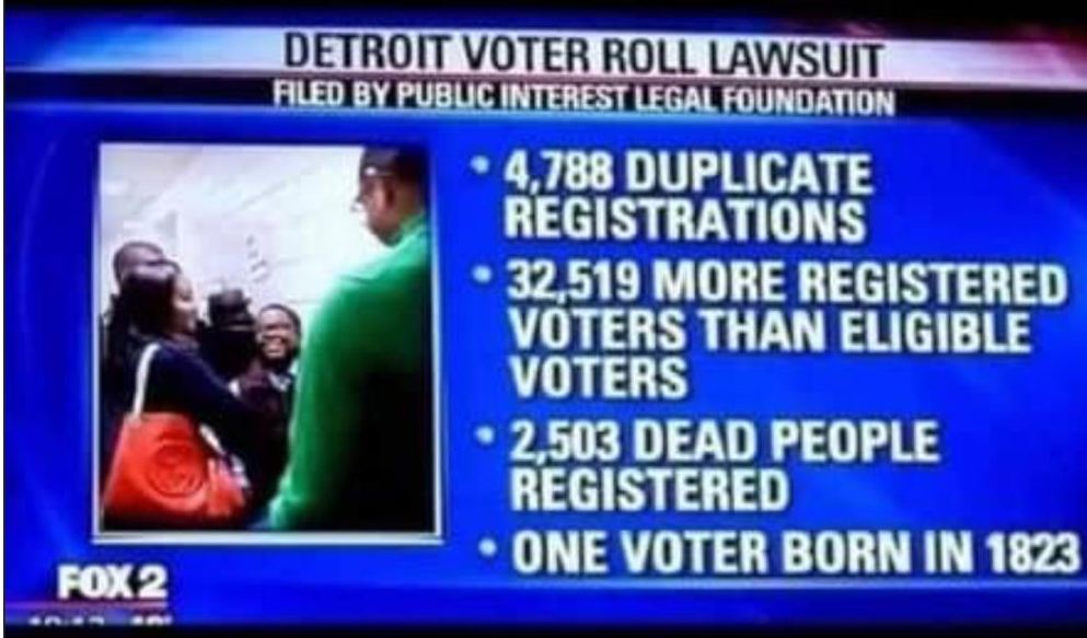 voter fraud detroit, dead people voting, the daily lash