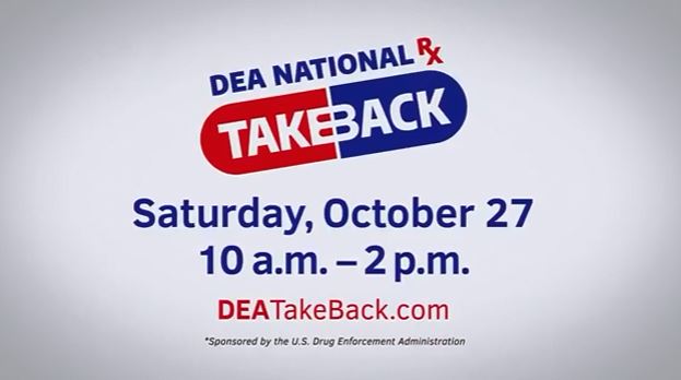 2018 drug take-back event, find a location near you