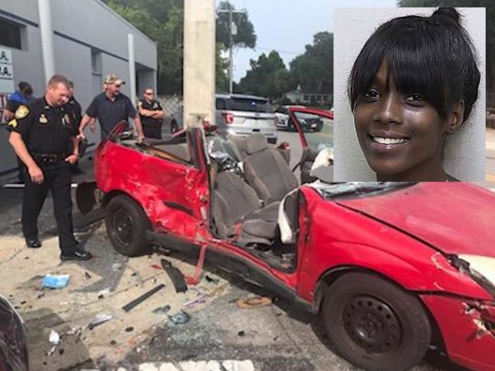 Florida woman smiles in mugshot after seriously injuring woman who later died