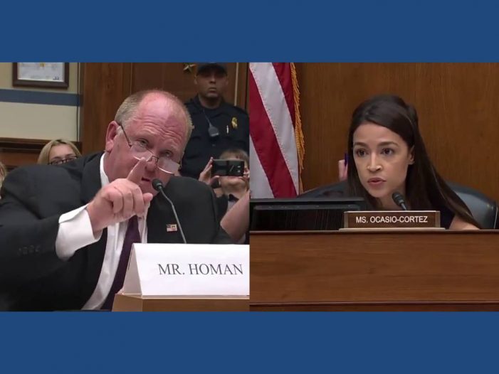 AOC stumbles over her words as former ICE Director sets her straight